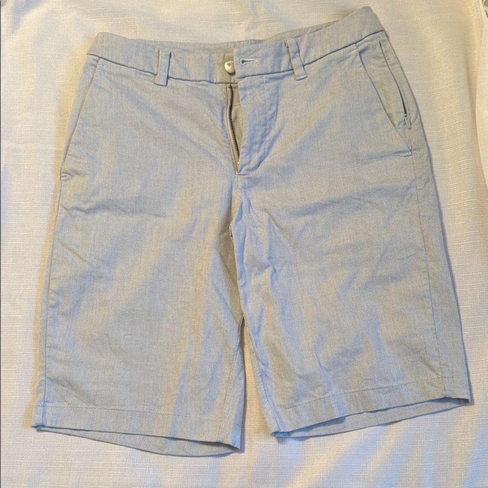 Lululemon Athletica Gray Flat Front Shorts
